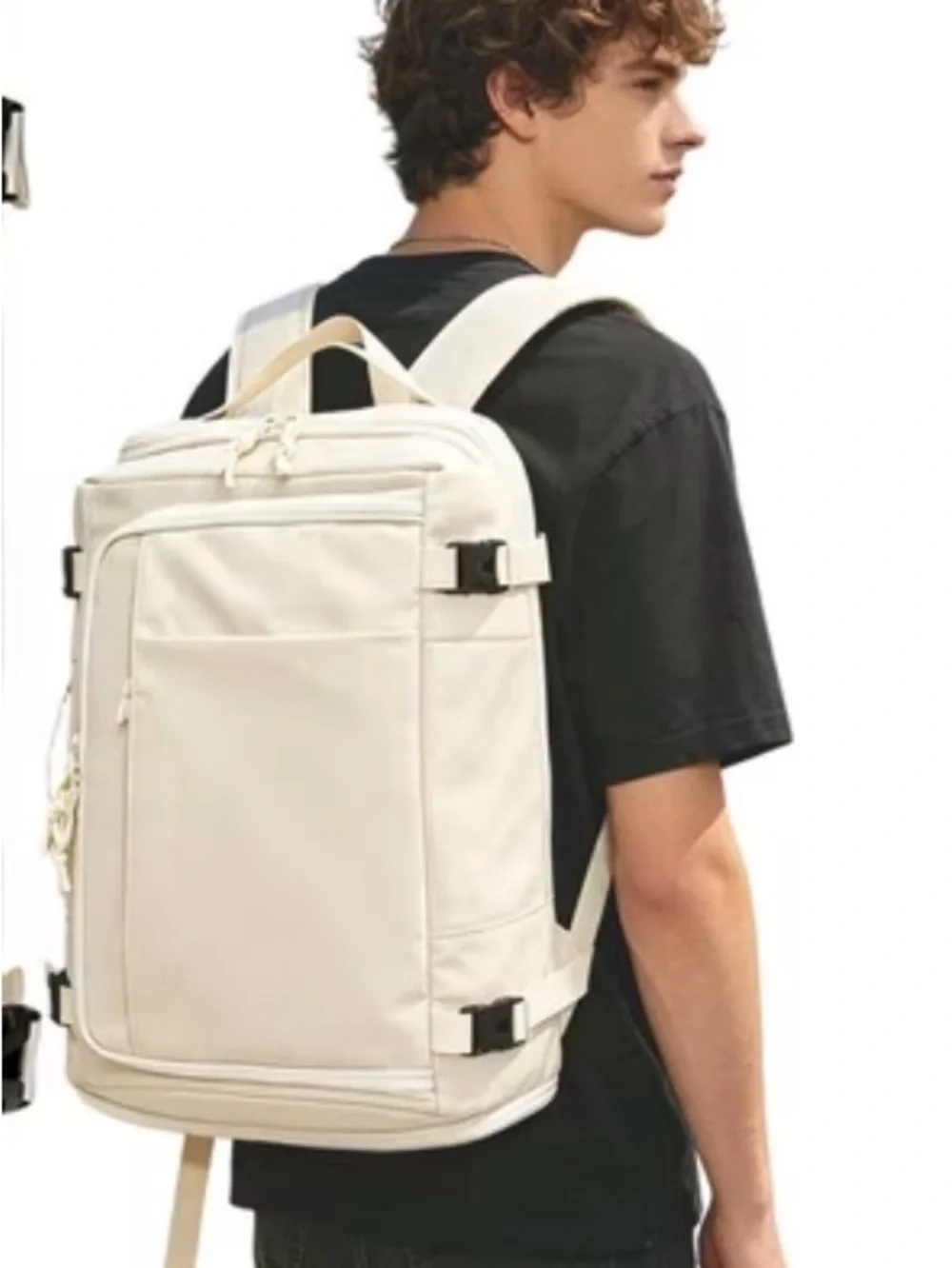 Minimal Cream Backpack for - Tactical Everyday Carry